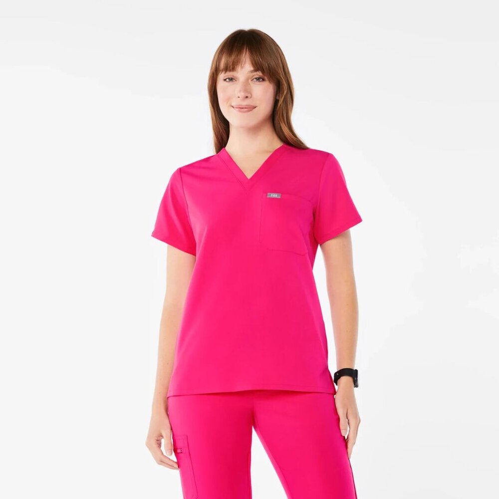 Figs Shocking Catarina One-Pocket Scrub Top